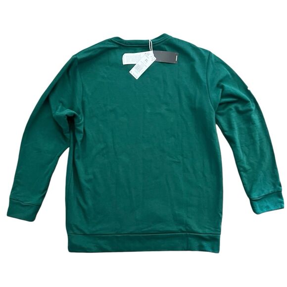 ADIDAS Sweatshirt Mens Size XL Fleece Crewneck Plain Sweater HR8034 - Picture 2 of 4